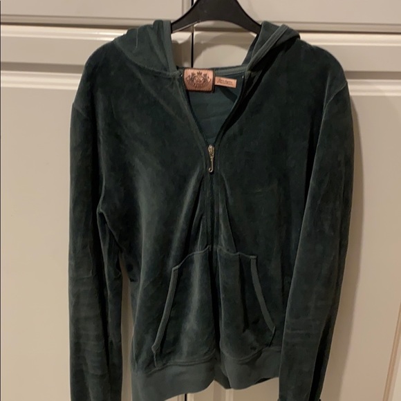 Juicy Couture Tops - Juicy hoodie heather green